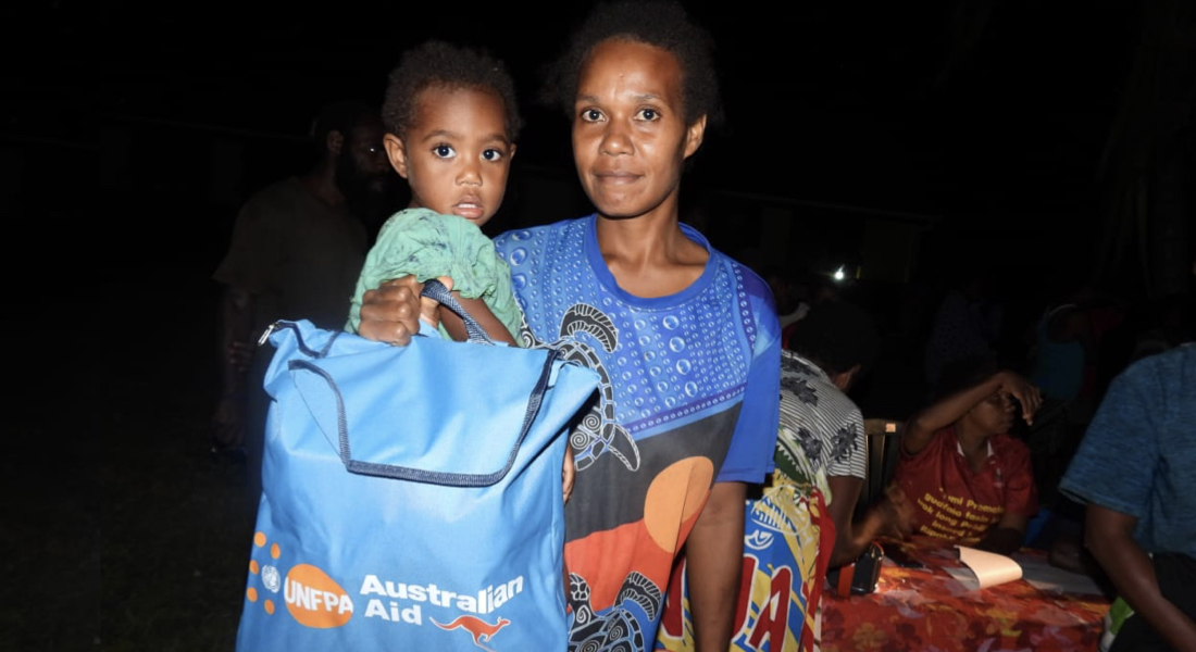 UNFPA estimates that there are currently more than 5,600 pregnant women across Vanuatu, all of whom require maternal health and delivery services. In the next 30 days, 625 live births will require obstetric and newborn health services and 30,000 adolescent girls will continue to have menstrual hygiene needs. ©UNFPA Pacific
